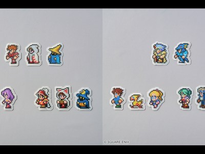 Final Fantasy Pixel Remaster character wappen badges