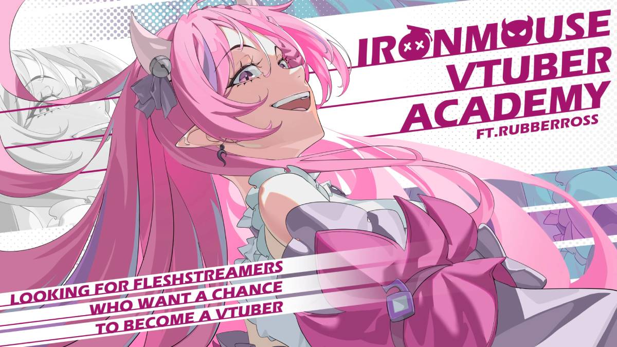 Ironmouse Announces Vtuber Academy Opportunity for Streamers