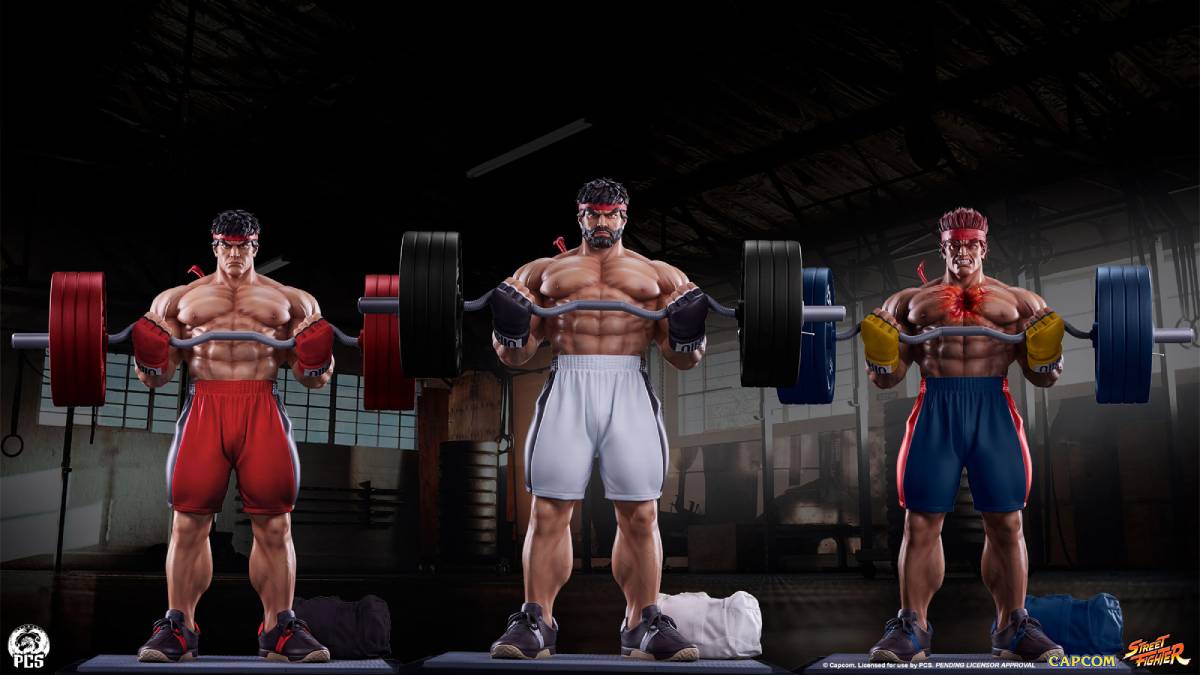 Next Street Fighter Powerlifting Figure Is Ryu Evil