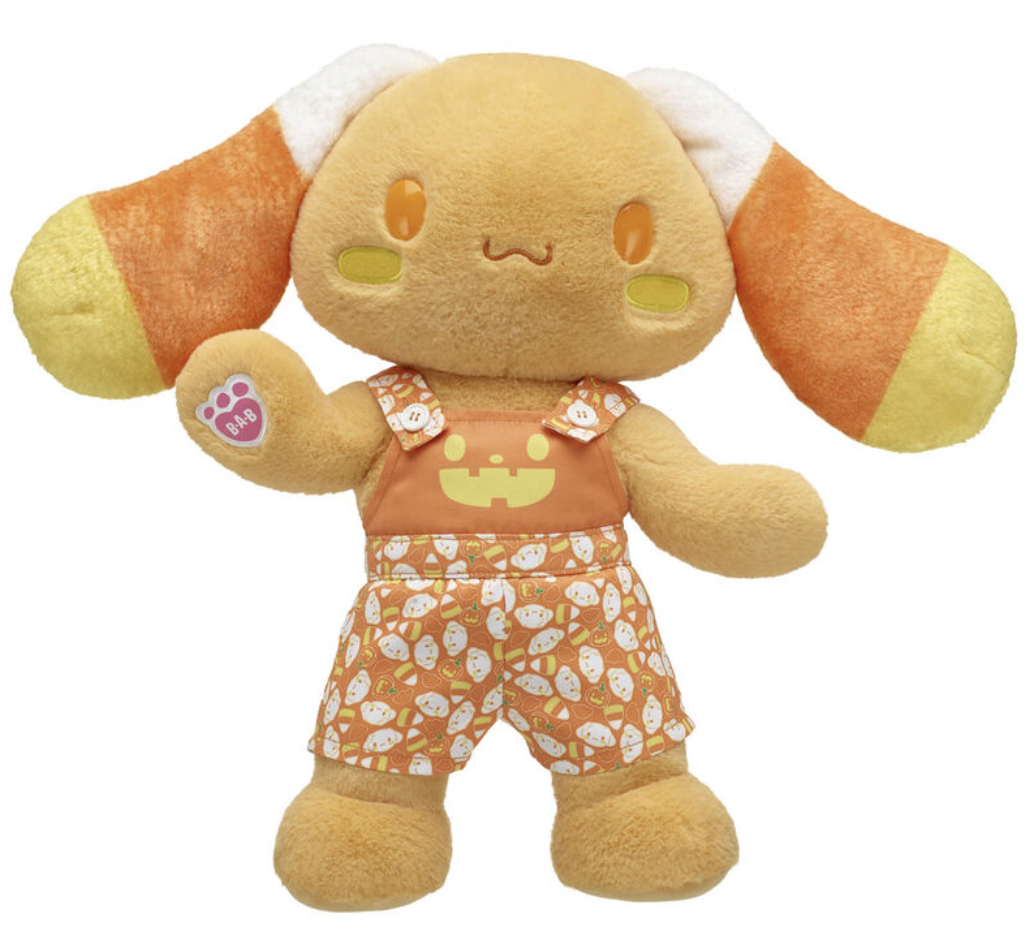 Candy Corn Cinnamoroll plush Build-a-Bear Halloween