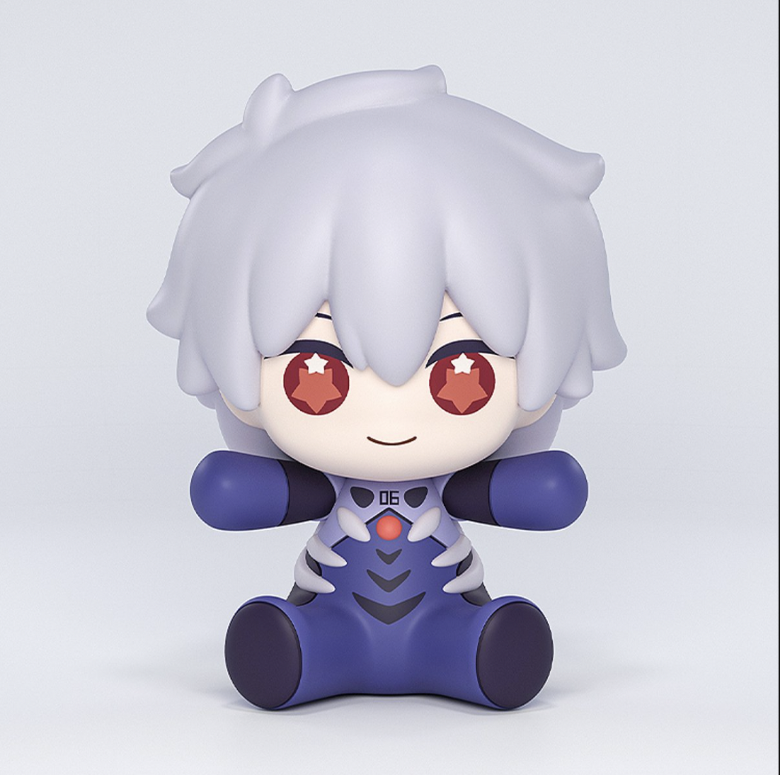 Evangelion Huggy Figures Include Asuka, Shinji, Rei, Kaworu, and Mari