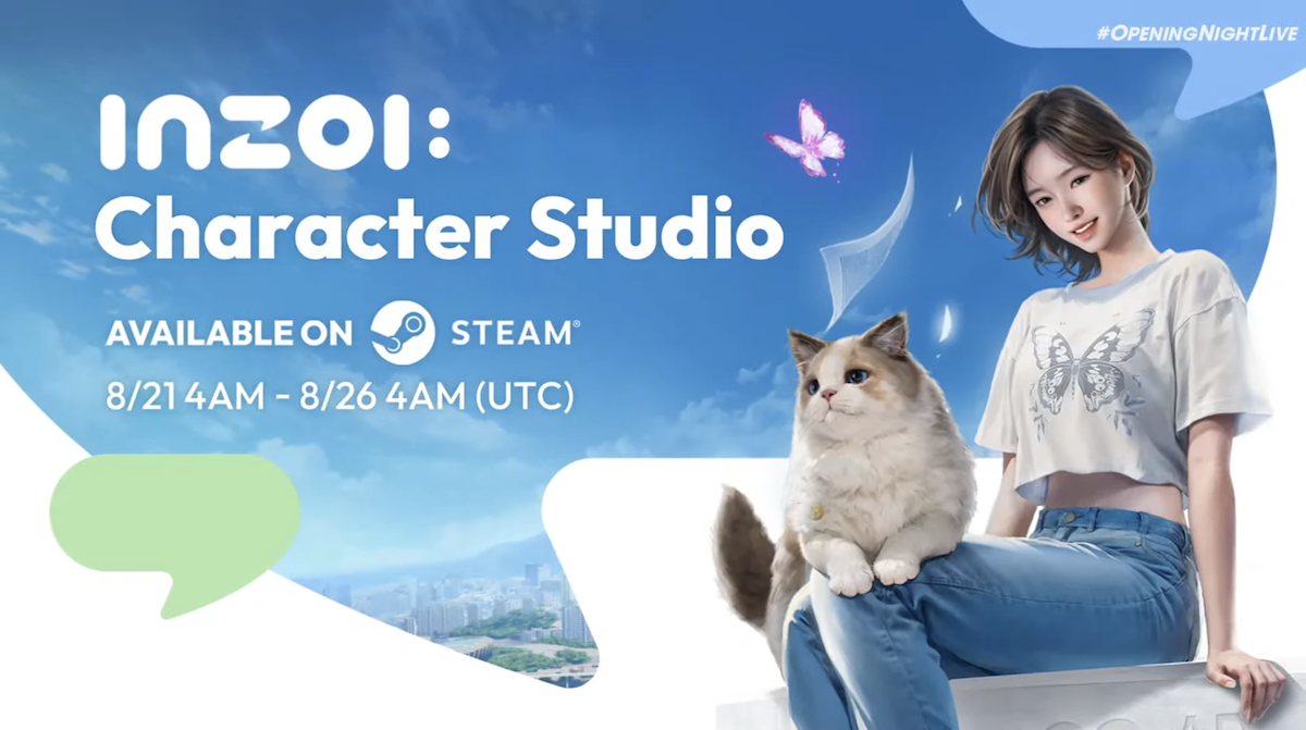 InZOI character Studio demo details for the Steam release