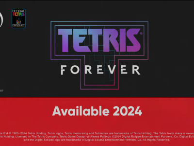 Tetris Forever Announcement Image, celebrating 40 years of the classic puzzle game